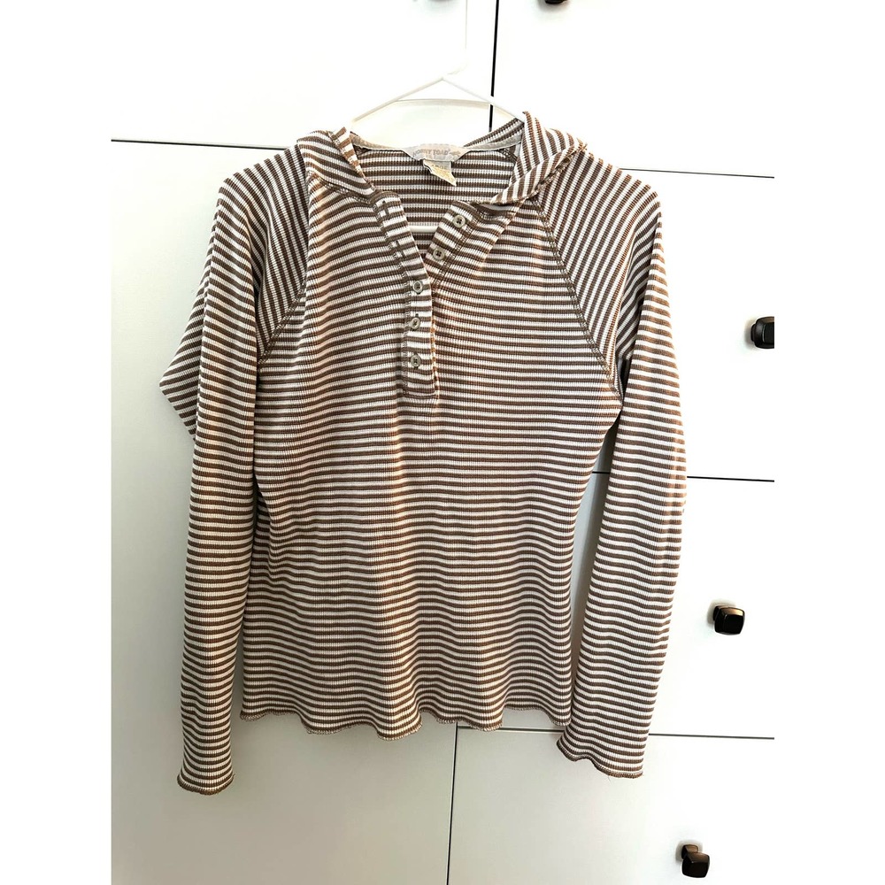 Horney Toad Hooded Henley Pullover